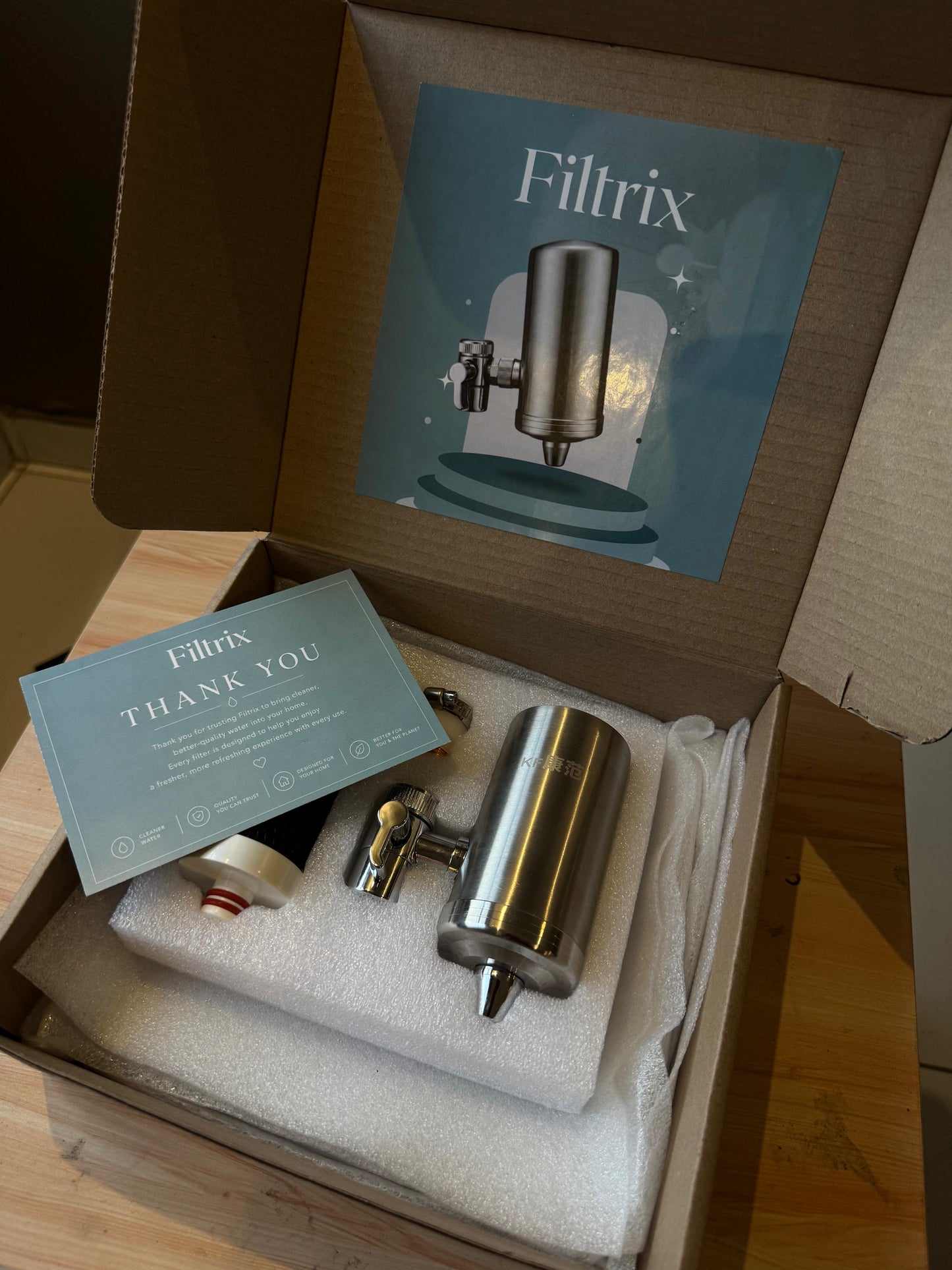 Filtrix™ SteelPure Filter Tap